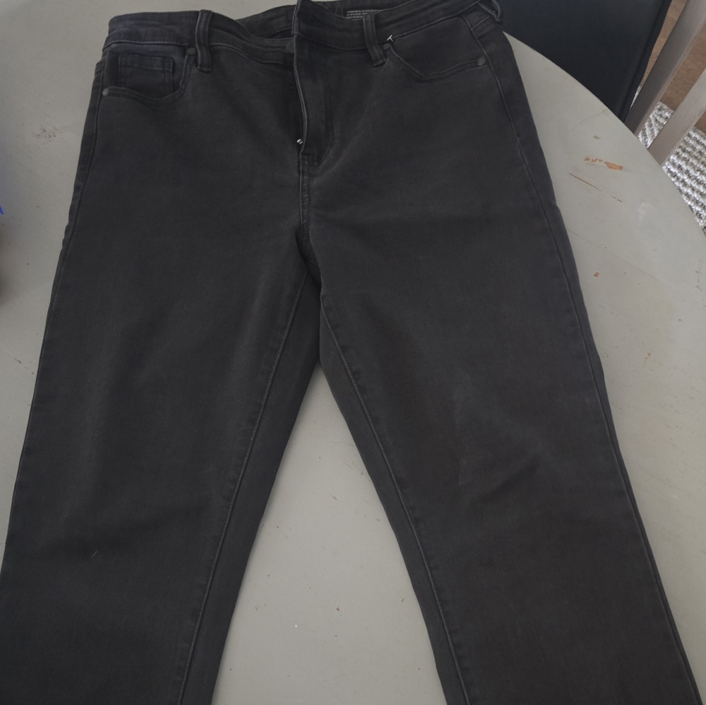 2 Pairs Of Buffalo Indigo And Black Hi Rise Mollie Straight Leg Jeans Size 10 - Picture 2 of 11